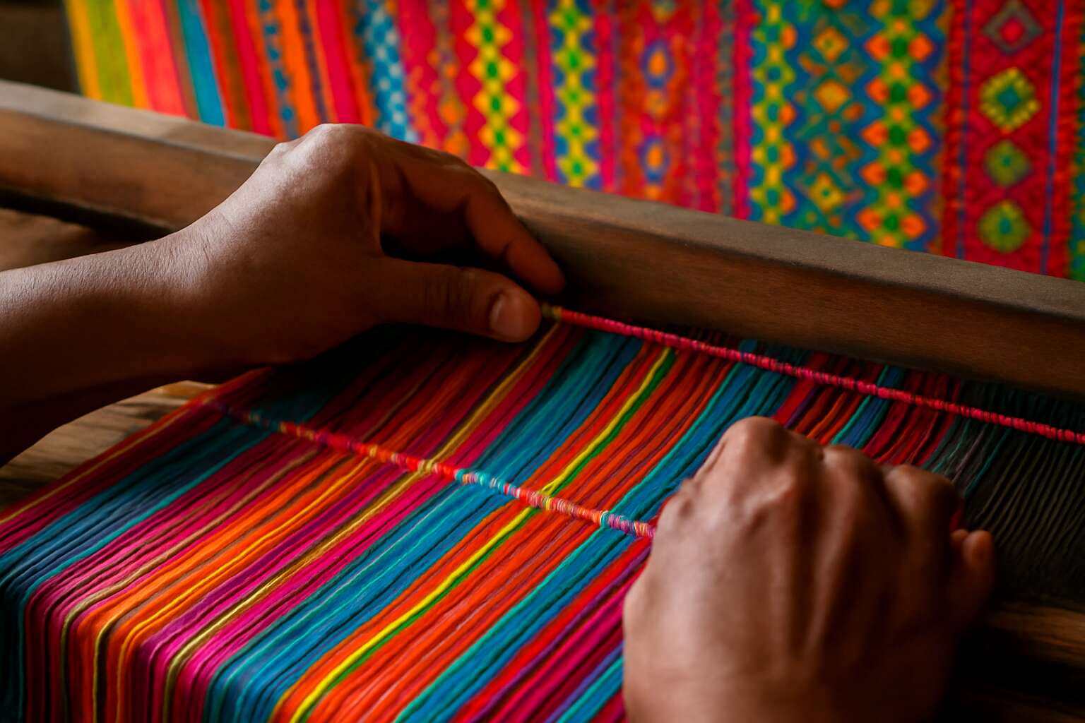 weaves in hindi